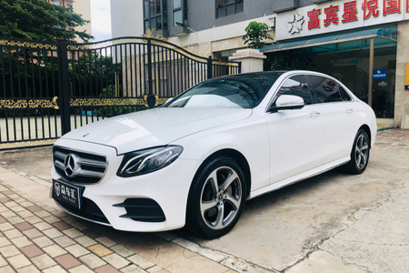 广州二手奔驰E级 2019款 E 300 L 时尚版 运动轿车