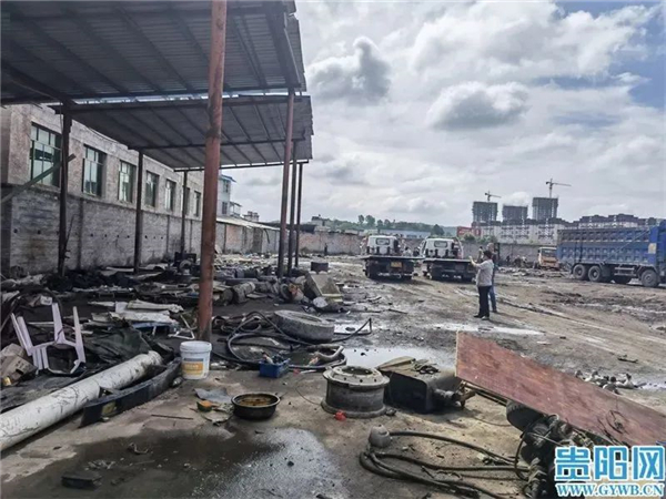 贵阳4处非法收购拆解报废旧机动车辆被查